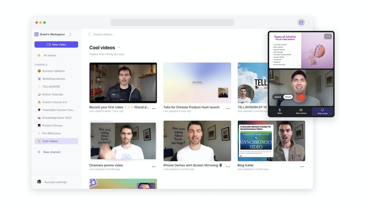 Tella Tales: The Screen Recorder That Edits For You.