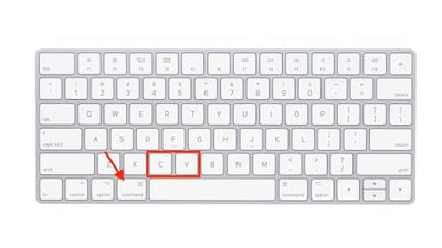 copy paste shortcut