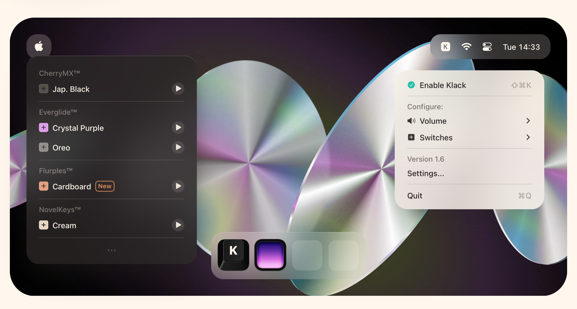 Klack: The Mac App That Makes Typing Fun Again